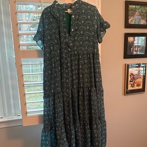 Chic J.Marie Norah button-up midi Shirt Dress